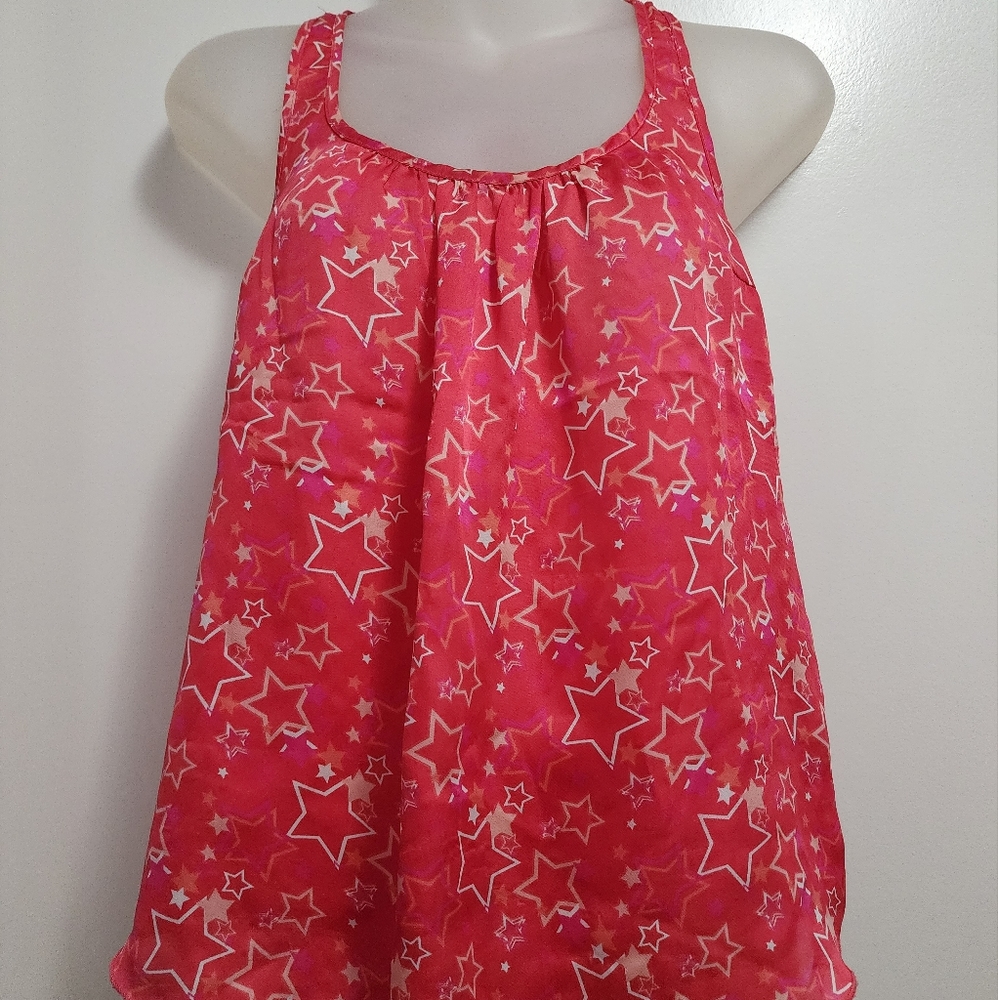 Charlotte Russe Racerback Top with Ruffle Detail!